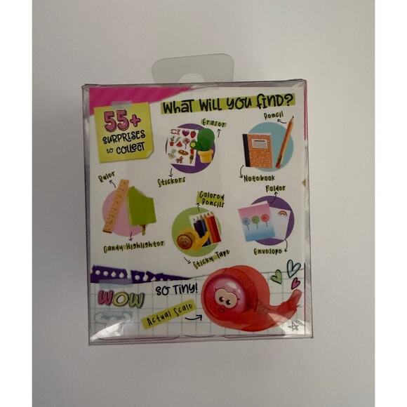 Shopkins Real Littles Toy Holographic Iridescent Backpacks - Picture 4 of 5